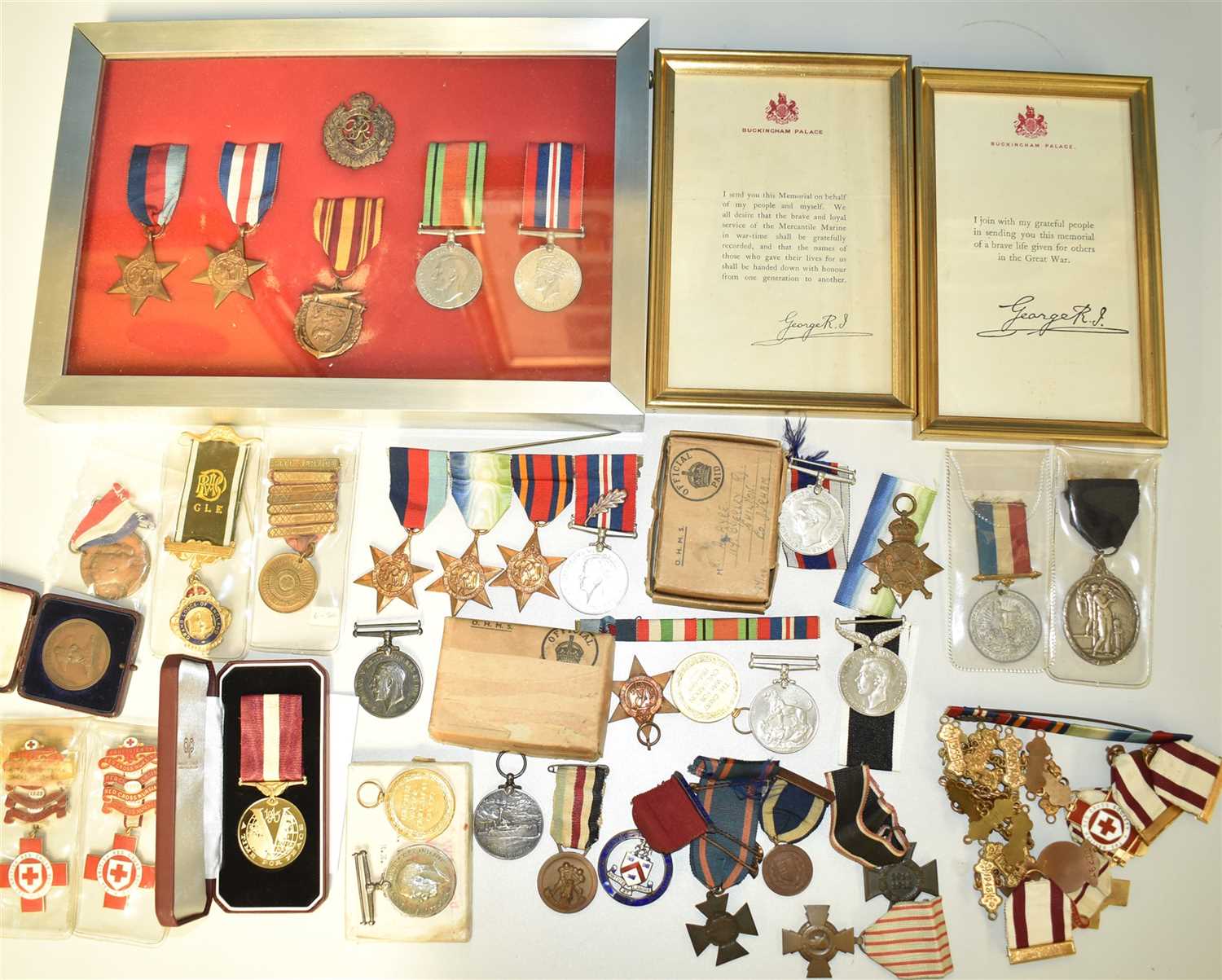 Lot 79 - Military medals etc