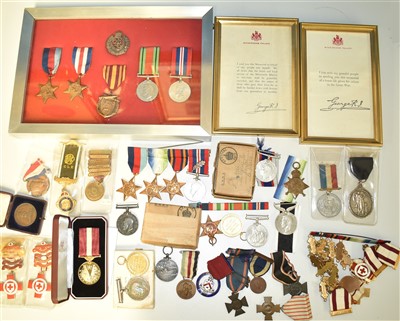 Lot 79 - Military medals etc