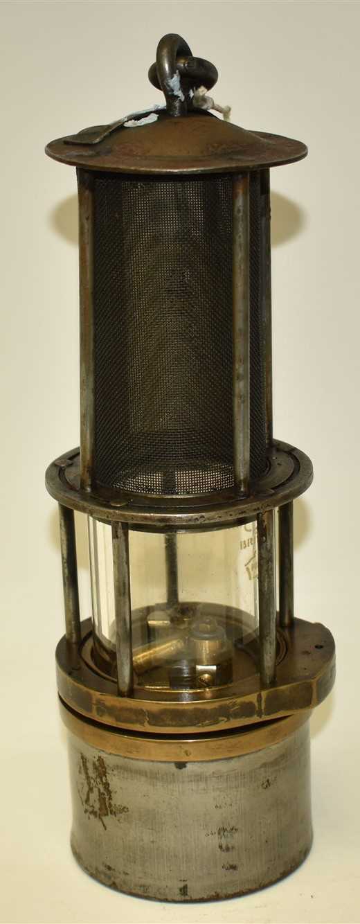 Lot 260 - British miner's lamp
