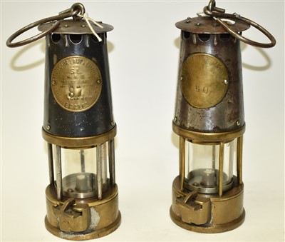 Lot 261 - Two Protector miner's lamps