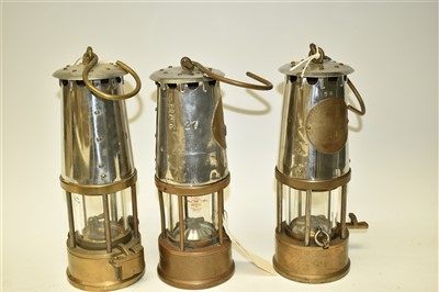 Lot 262 - Two Protector miner's lamps