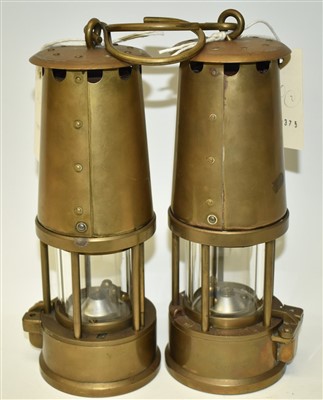 Lot 263 - Two Protector miner's lamps