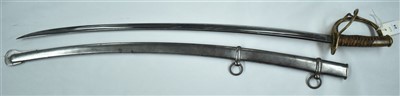 Lot 24 - American (US) Cavalry Trooper's sword, model...