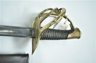 Lot 26 - French Light Cavalry Trooper's sword, model...