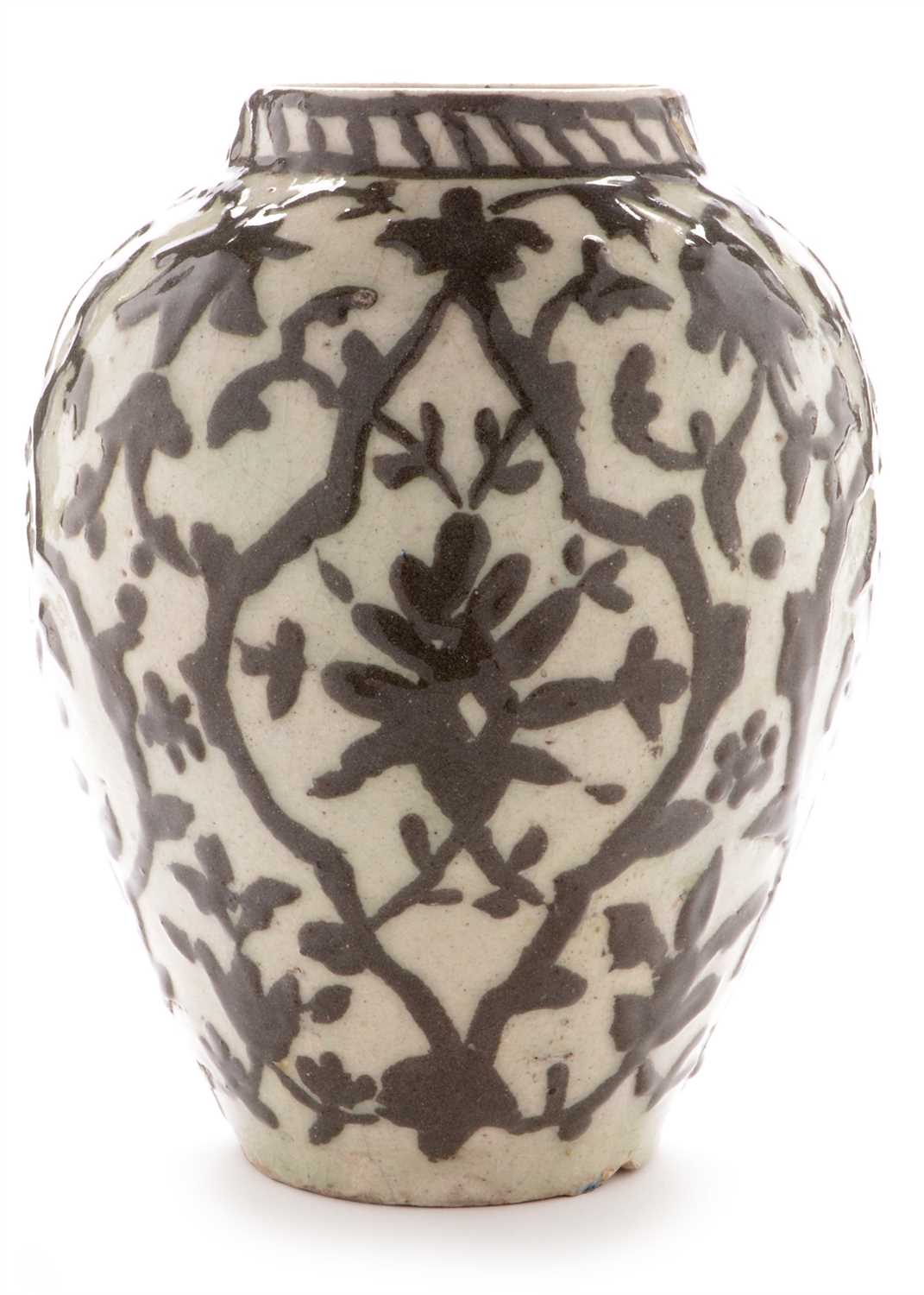 Lot 420 - A Persian fritware vase