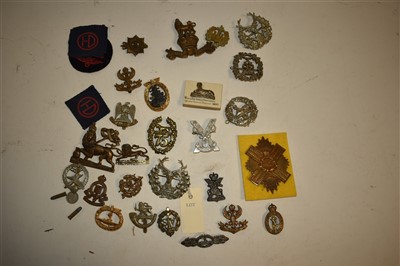 Lot 6 - Military cap badges