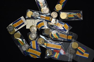 Lot 1875 - First World War medal pairs