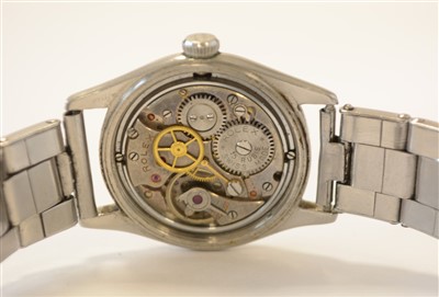 Lot 42 - A Rolex Oyster Royal gent's mid 20th Century stainless steel wristwatch.