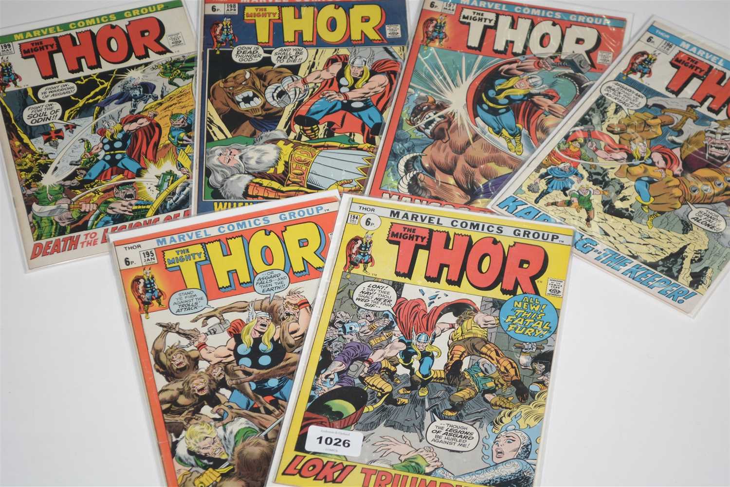 Lot 1026 - The Mighty Thor Comics