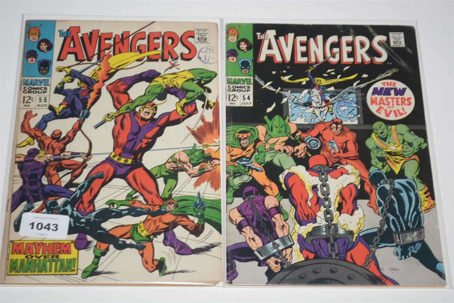 Lot 1043 - The Avengers Comics