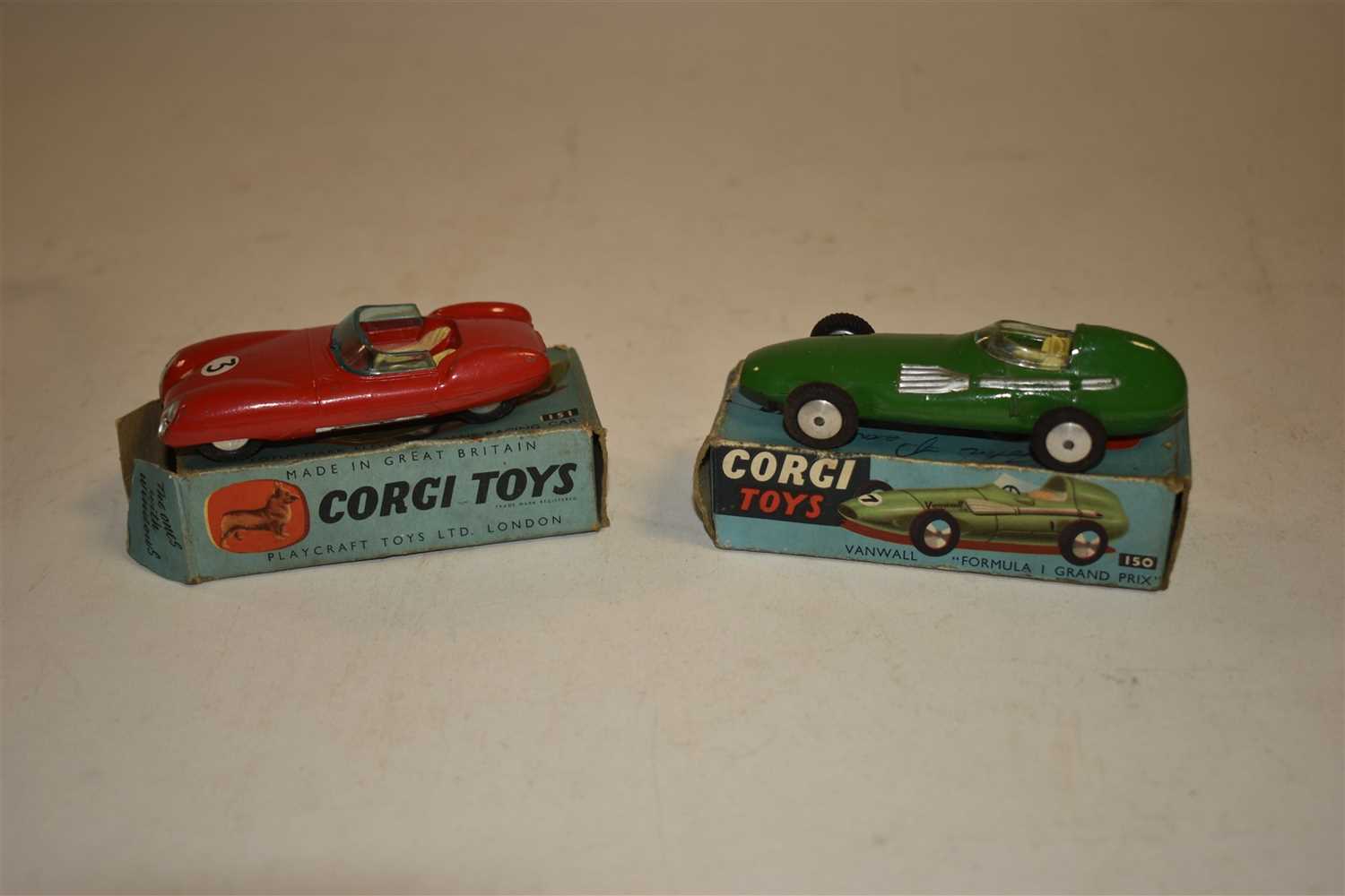 Lot 208 - Two Corgi diecast cars
