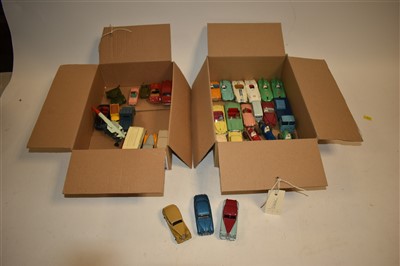 Lot 211 - Two boxes of diecast cars
