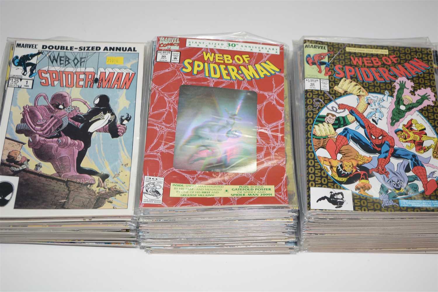 Lot 950 - Web of Spider-Man Comics
