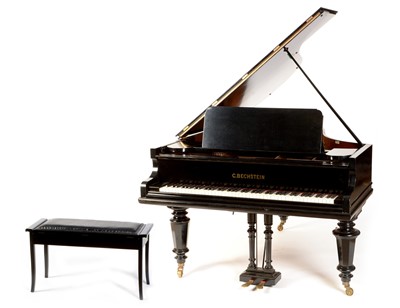 Lot 743 - C. Bechstein boudoir grand piano
