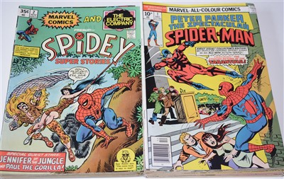 Lot 1075 - Peter Parker the Spectacular Spider-Man Comics