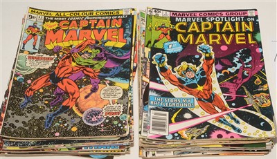 Lot 1094 - Marvel Spotlight on Captain Marvel Comics
