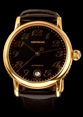 Lot 17 - A Mont Blanc Automatic gent's Meistersuck wristwatch.