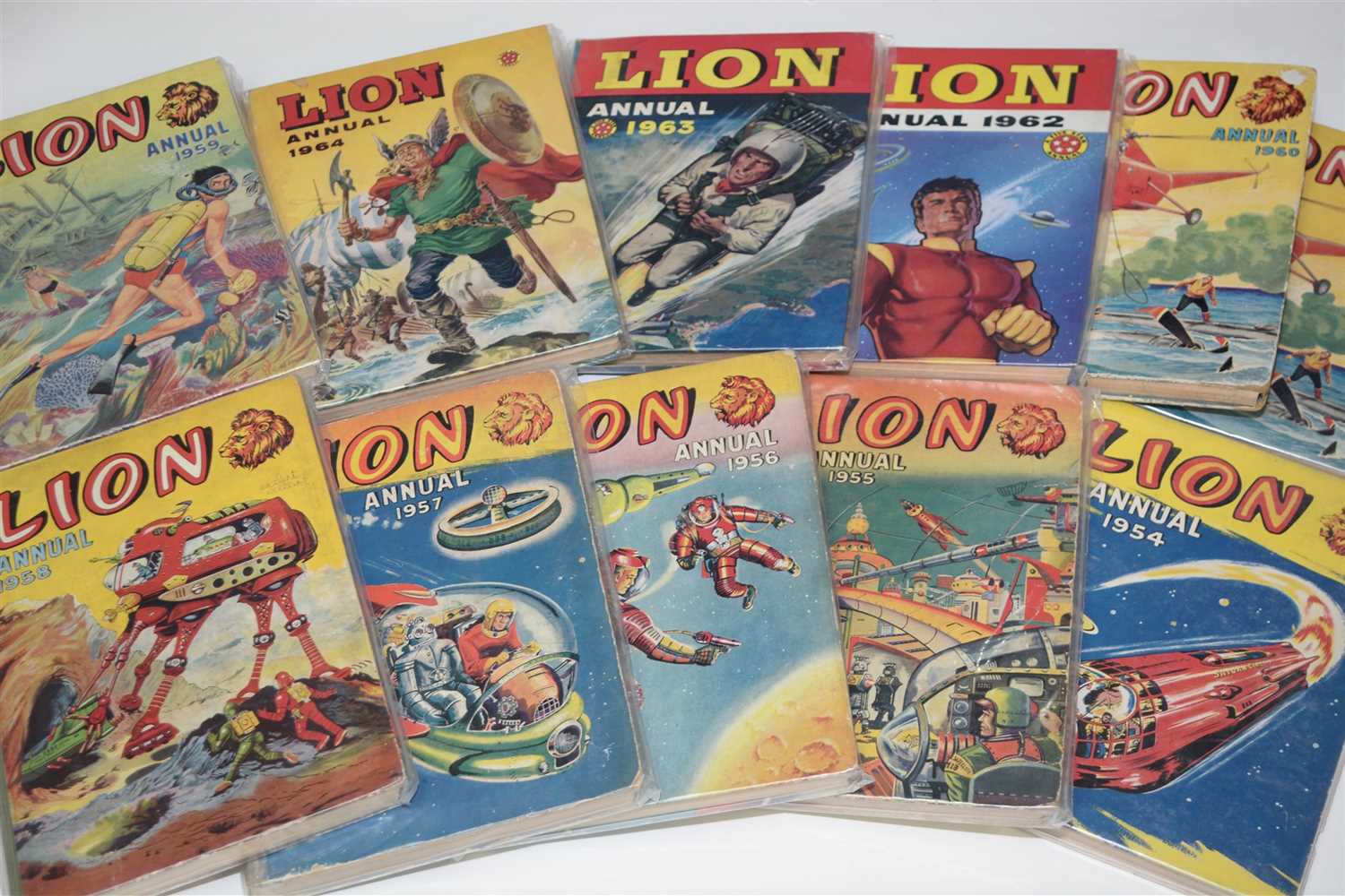 Lot 920 - A Collection of Lion Annuals
