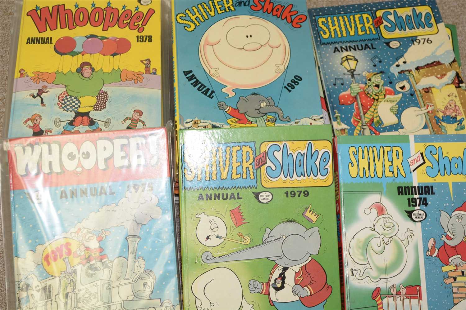 Lot 936 - A Collection of Shiver and Shake Annuals