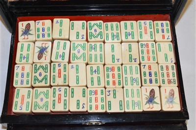 Lot 145 - Mahjong set