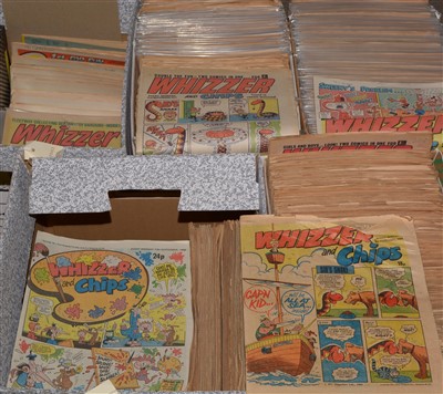 Lot 1058 - A collection of Whizzer and Chips comics