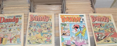 Lot 1193 - A large collection of Dandy comics