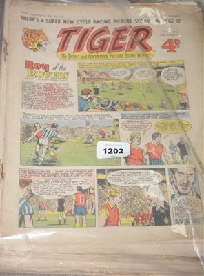 Lot 1202 - A collection of early Tiger comics