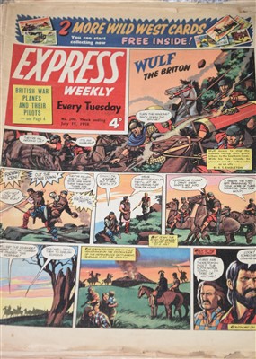 Lot 1208 - A collection of Express Weekly comics