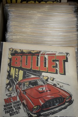 Lot 1210 - A collection of Bullet comics