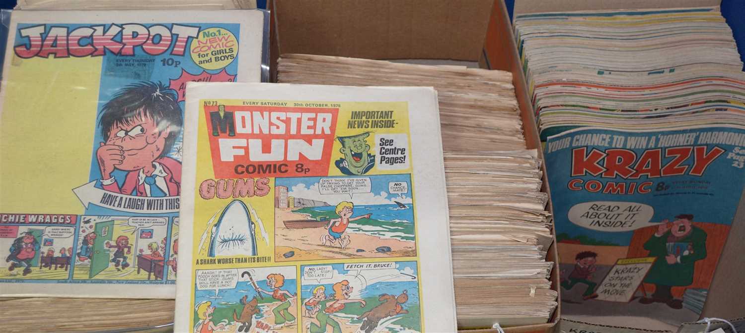Lot 1211 - A collection of mixed British comics