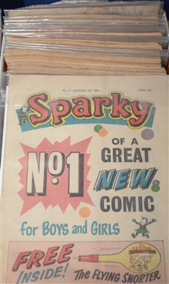 Lot 1214 - Sparky comics