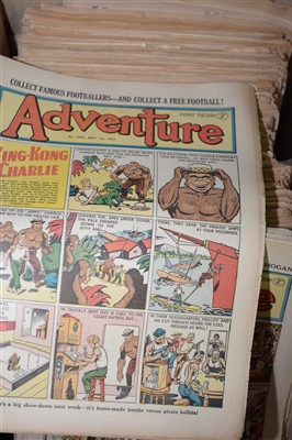 Lot 1216 - A collection of Adventure comics