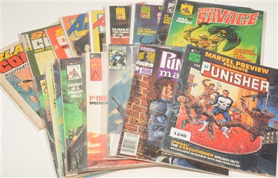 Lot 1240 - Magazines by Curtis, Marvel and Warren