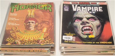 Lot 1249 - Curtis horror magazines