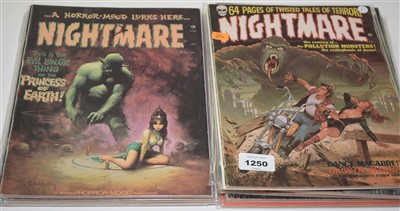 Lot 1250 - Horror magazines
