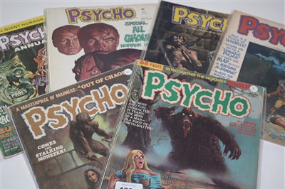 Lot 1251 - Psycho (Skywald) Magazines