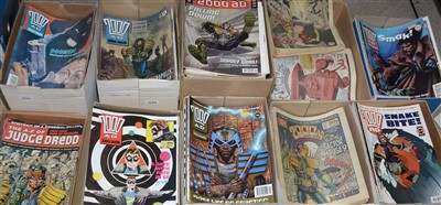 Lot 1224 - A large collection of 2000 A.D. comics and others