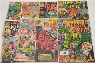 Lot 1352 - The Forever People Comics