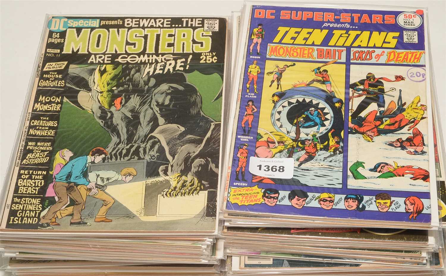 Lot 1368 - D.C. Super-Stars Comics