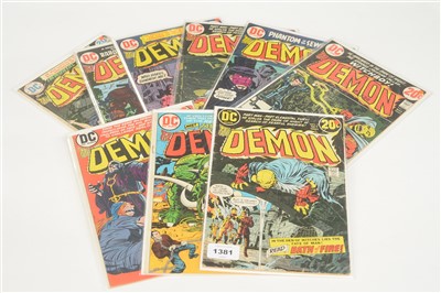 Lot 1381 - The Demon Comics