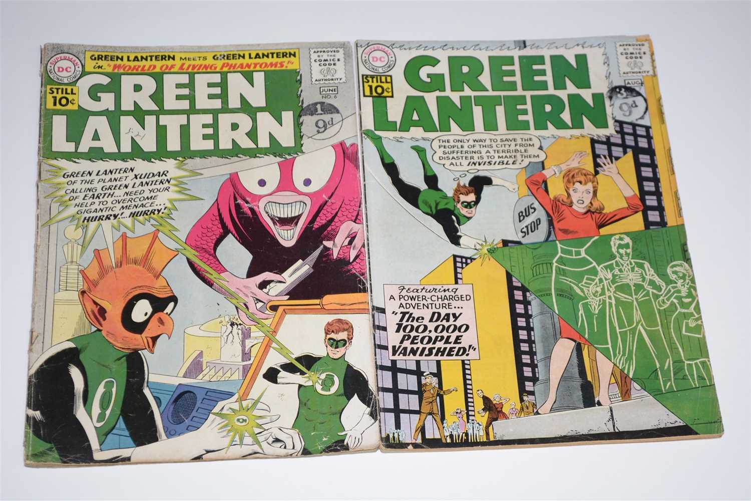 Lot 1414 - Green Lantern Comics