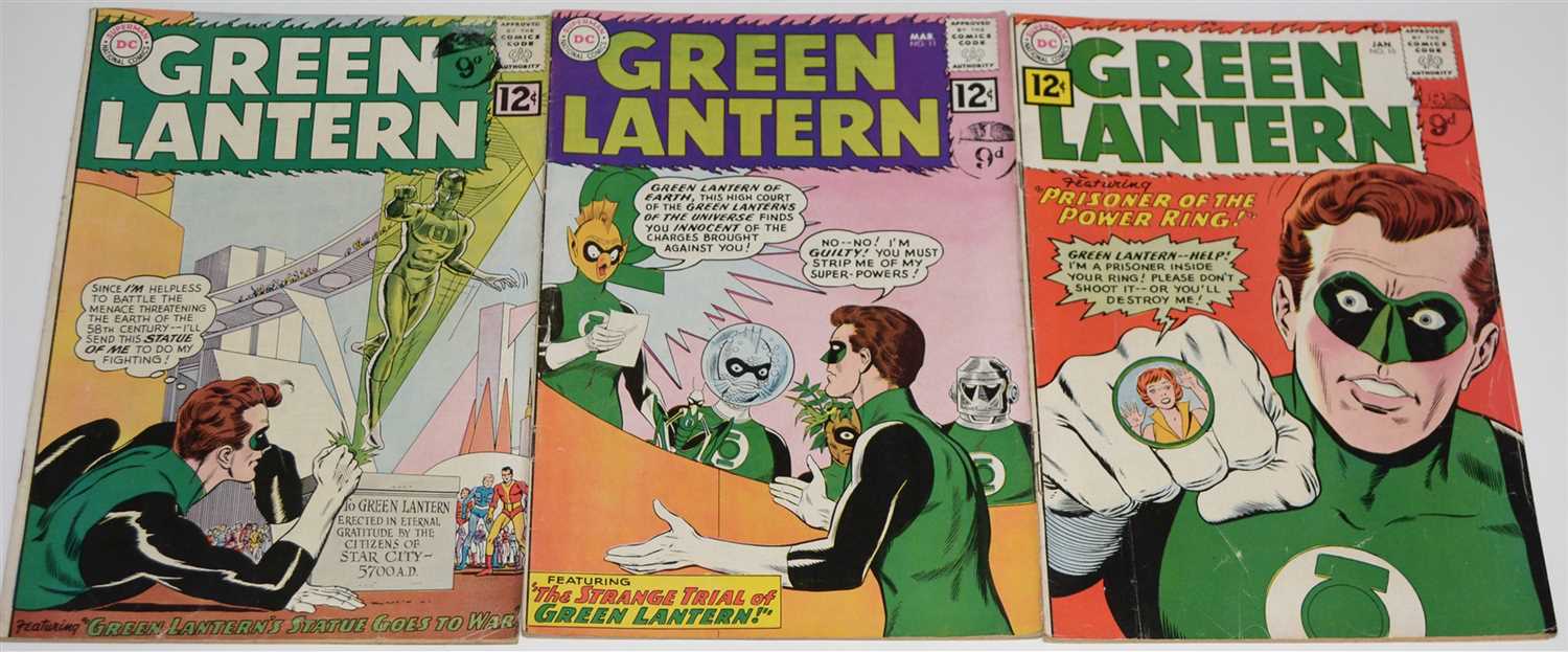 Lot 1416 - Green Lantern Nos. 10,11 and12.