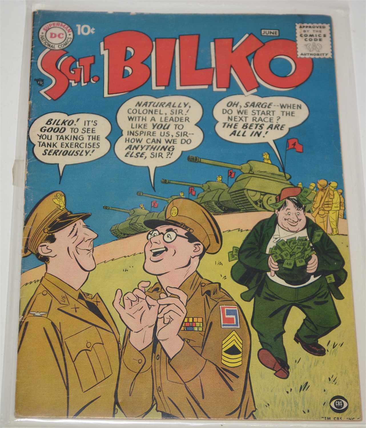 Lot 1624 - D.C. Comics Sgt. Bilko No.1
