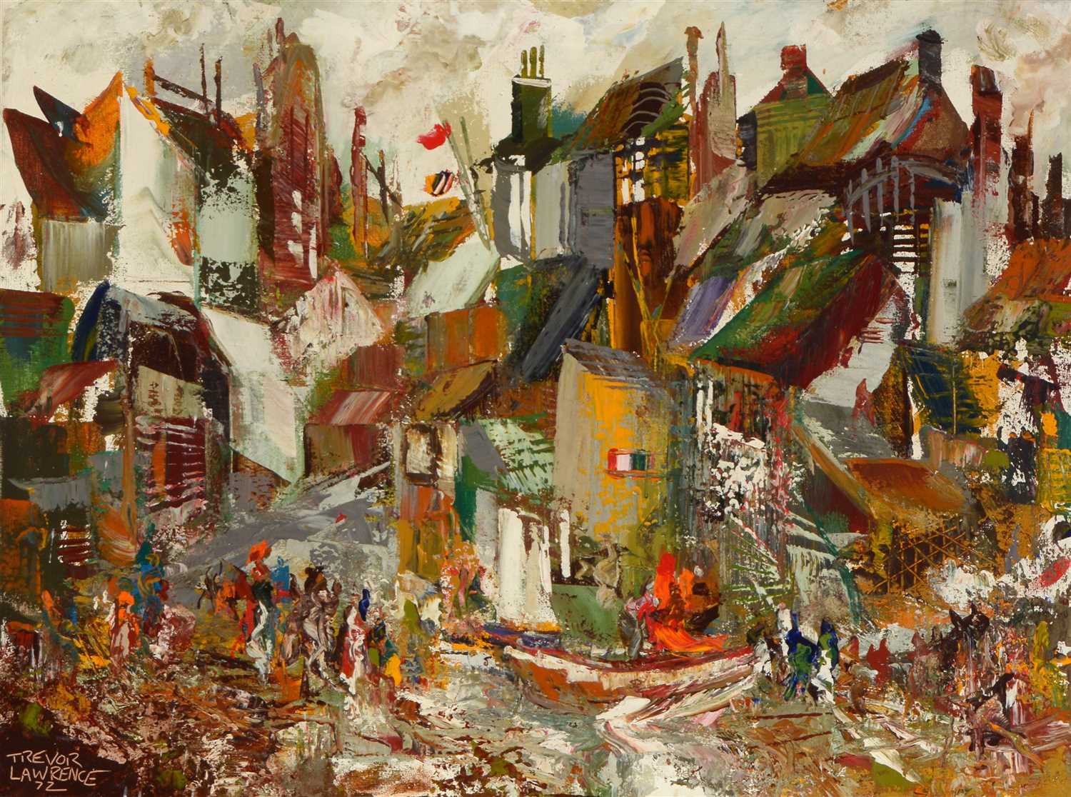 Lot 1735 - Trevor Lawrence - oil.