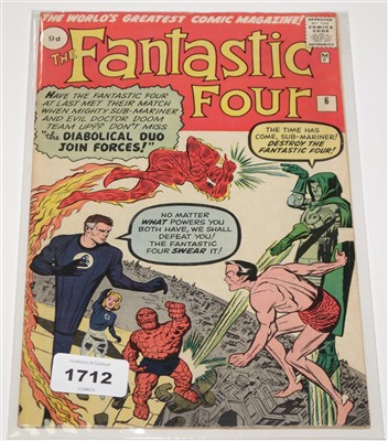 Lot 1712 - The Fantastic Four No.6 Comic