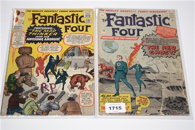 Lot 1715 - The Fantastic Four Comics