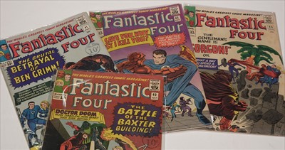 Lot 73 - The Fantastic Four No's. 40, 41, 42 and 44