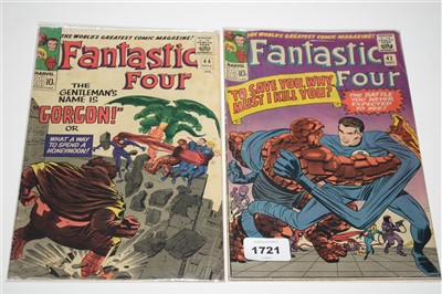 Lot 1721 - The Fantastic Four Comics