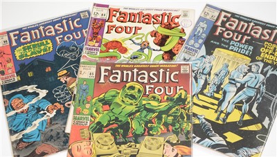 Lot 1030 - Fantastic Four No's. 85, 87, 88, 90, 91, 92, 93 and 94