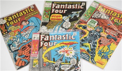 Lot 1031 - Fantastic Four No's. 93, 95, 96, 97, 98, 99, 100, 101, 105, 111, 113, 114 and 115